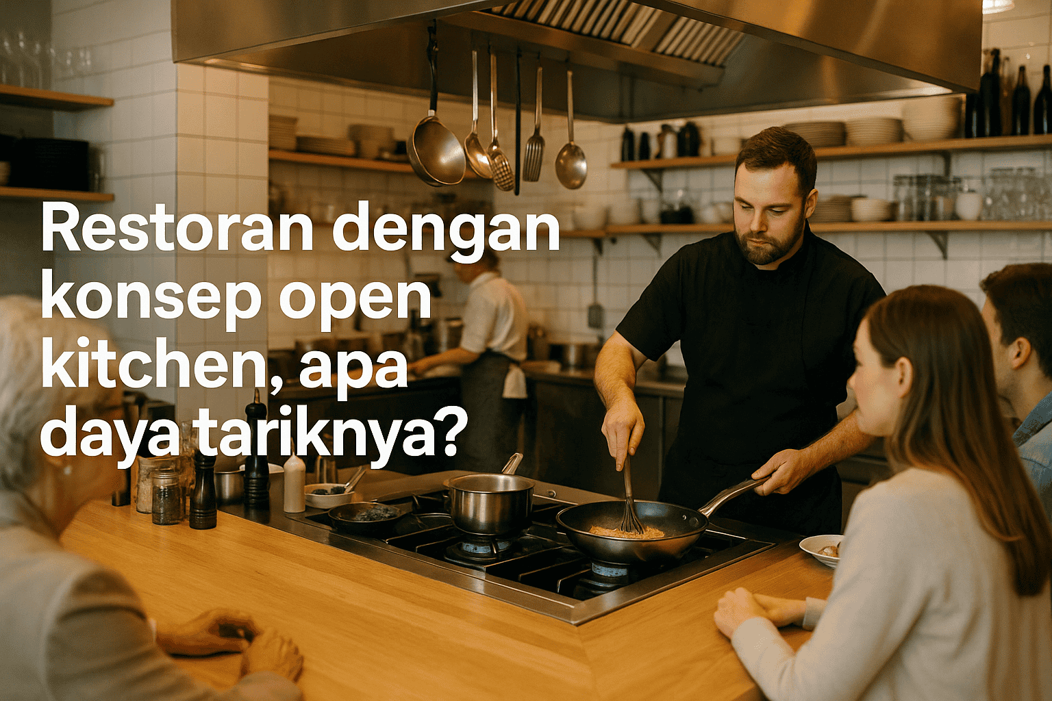 Daya Tarik Restoran dengan Konsep Open Kitchen